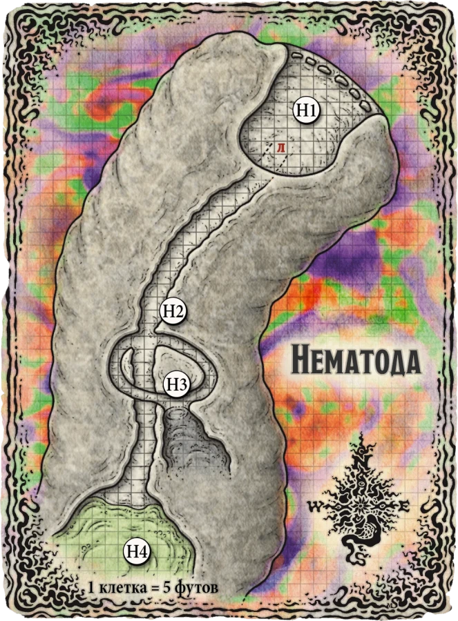 Карта 8.5. Нематода