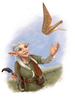 Бумажная птица