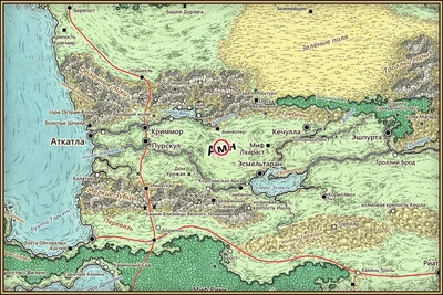 Амн на карте