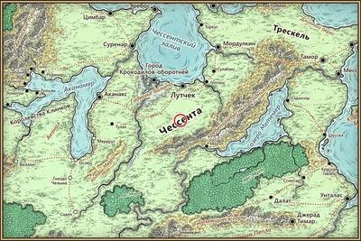 Чессента на карте