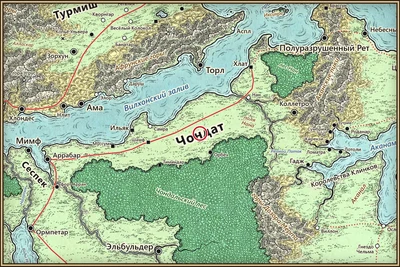 Чондат на карте
