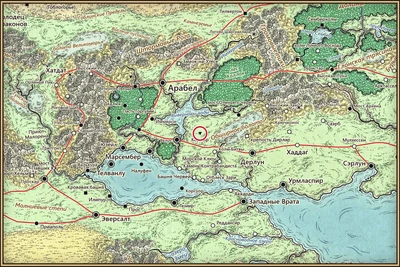 Кормир на карте