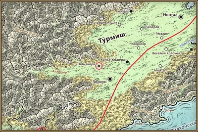 «Пять львов» на карте