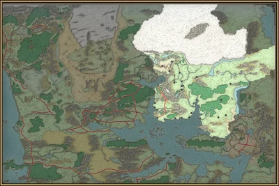 Забытые земли на карте