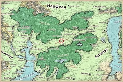 Великая долина на карте
