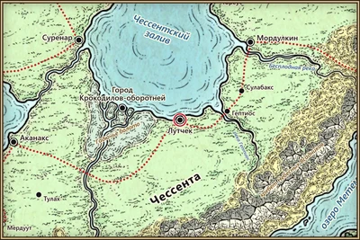 Лутчек на карте