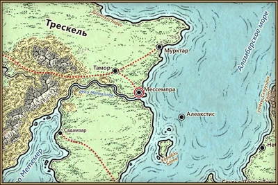 Мессемпра на карте