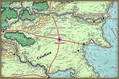 Ордулин на карте