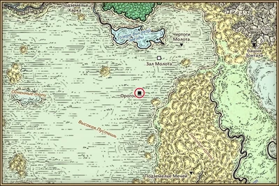 Орогос на карте