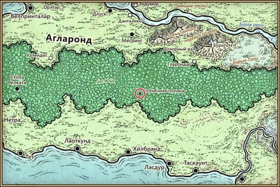 Солнечная поляна на карте